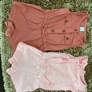 Baby girl shorts romper